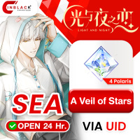 Light and Night (SEA) - A Veil of Stars (4 Polaris) Top up UID By Inblackm Open 24 hr.