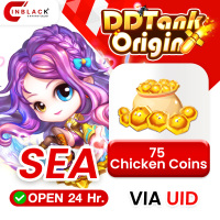 DDTank Origin (SEA) - 75 Chicken Coins Top up UID By Inblack Open 24 hr.