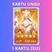 [1B]KARTU ZEUS UNGU MD HIGGS DOMINO ISLAND HDI - FASTEST DELIVERY ON KALEOZ - 24 HOURS ONLINE