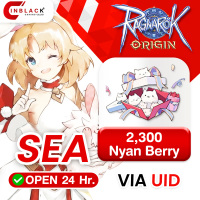 Ragnarok Origin (SEA) - 2300 Nyan Berry - 49.99$ Top up UID By Inblack Open 24 hr.