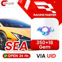 [INSTANT] Racing Master (SEA) - 350+18 Gem - Top up UID by Inblackm open 24 hr.