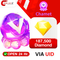 Chamet - 187,500 Diamond via UID by Inblackm open 24 hr.
