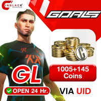 GOALS (GL) - 1005+145 Coins Top up UID By Inblackm Open 24 hr.