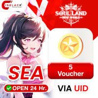 Soul Land New World (SEA) 5 Voucher Top up UID By Inblack Open 24 hr.