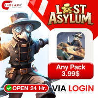 Last Asylum: Plague - Any Pack 3.99$ Top Up Via LOGIN By Inblackm Open 24 hr.
