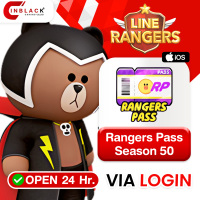 Line Ranger (iOS) - Rangers Pass Season 50 9.99$ Top Up Via Login By Inblackm Open 24hr.