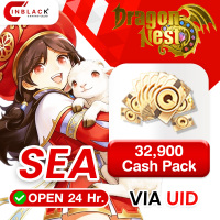 [INSTANT] Dragon Nest M: Classic (SEA) - 32900 Cash Pack ( 30000+2900 ) - Top up UID By Inblack Open 24 hr.