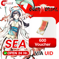 Overmortal SEA - 600 Voucher  0.99$ Top up UID By Inblack Open 24 hr.