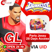 Dunk City Dynasty (GL) - Party Jessy 28 Days Access 2.99$ Top up UID BY Inblack Open 24 hr.