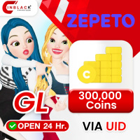 [INSTANT]Zepeto (GL) - 300,000 Coins - Top up UID By Inblackm Open 24 hr.
