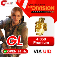 [INSTANT] The Division Resurgence (GL) - 4050 Premium Credits 49.99$ Top up UID By Inblackm Open 24 hr.