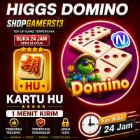 KARTU HU -  CHIP HIGGS DOMINO ISLAND / HIGGS GAMES ISLAND  HDI HGI (BUKA 24 JAM) PENGIRIMAN INSTANT 1 MENIT *SHOPGAMERS13*