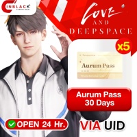 [INSTANT] Love and Deepspace - Aurum Pass (30 Days)X5 Top up UID By Inblackm open 24 hr.