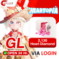 Heartopia (GL) - 2130 Heart Diamond 30.99$ Top up via LOGIN by Inblackm open 24 hr.
