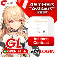 Aether Gazer (GL) - Acumen Contract (18.99$) Top up via LOGIN By Inblack Open 24 hr.