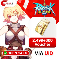 Ragnarok Idle Adventure Plus - 2499+300 Voucher Top up UID By Inblackm Open 24 hr.
