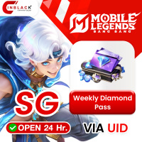 Mobile Legends: Bang Bang (Singapore) -  Weekly Diamond Pass Top up UID By Inblackm Open 24 hr.