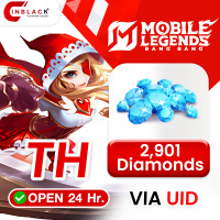 Mobile Legends: Bang Bang (TH) - 2901 Diamonds Top up UID By Inblackm Open 24 hr.