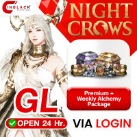 Night Crows (GL) - Premium+ Weekly Alchemy Package 149.99$ Top up Official LOGIN by Inblackm open 24 hr.