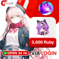 Rubii - 3600 Ruby (19.99$) Top up via LOGIN By Inblack Open 24 hr.