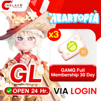 Heartopia (GL) - GAMG Full Membership 30 Day X 3 8.99$ Top up via LOGIN by Inblackm open 24 hr.