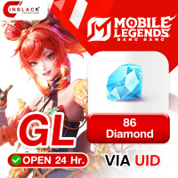 [INSTANT] Mobile Legends: Bang Bang (GL) - 86 Daimonds via UID by Inblackm open 24 hr.