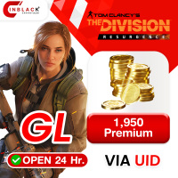 [INSTANT] The Division Resurgence (GL) - 1950 Premium Credits 24.99$ Top up UID By Inblackm Open 24 hr.
