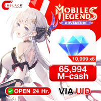 Mobile Legends: Adventure - 65994 (10999 X 6) M-cash Top up UID by Inblackm open 24 hr.