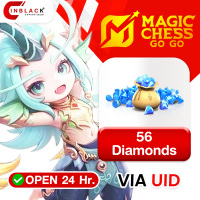 [INSTANT] Magic Chess: Go Go - 56 ( 51+5 ) Diamonds - via UID by Inblackm open 24 hr.