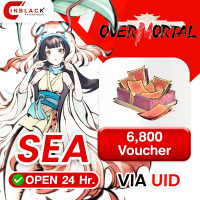 Overmortal SEA - 6800 Voucher  9.99$ Top up UID By Inblack Open 24 hr.