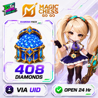 Magic Chess: Go Go【NOT support MY】- 408 Diamonds -Fast Delivery-Open 24 hr - UID