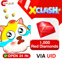 X-Clash - 1000 Red Diamonds 9.99$ Top up UID By Inblackm Open 24 hr.