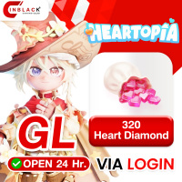Heartopia (GL) - 320 Heart Diamond 4.99$ Top up via LOGIN by Inblackm open 24 hr.