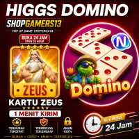 KARTU ZEUS - CHIP HIGGS DOMINO ISLAND / HIGGS GAMES ISLAND  HDI HGI (BUKA 24 JAM) PENGIRIMAN INSTANT 1 MENIT *SHOPGAMERS13*