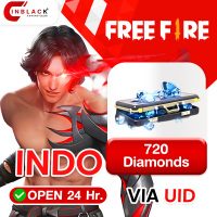 Free Fire (Indo Only) - 720 Diamonds Top up UID By Inblackm Open 24 hr.