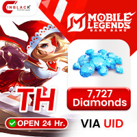 Mobile Legends: Bang Bang (TH) - 7727 Diamonds Top up UID By Inblackm Open 24 hr.