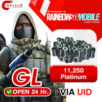 [INSTANT] Rainbow Six Mobile (GL) - 11250 Platinum - 149.99$ Top up UID By Inblackm Open 24 hr.