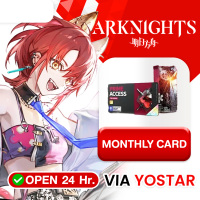 Arknights - MONTHLY CARD 4.99 $ Top Up VIA Yostar By Inblack Open 24 hr.
