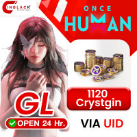 [INSTANT] Once Human (GL) - 1120 Crystgin - 14.99$ Top up UID By Inblack Open 24 hr.