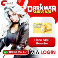 DARK WAR SURVIVAL - Hero Skill Booster ( 49.99$ ) pack VIA LOGIN BY INBLACKM open 24 hr.