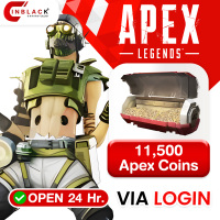 Apex Legends - 11,500 Apex Coins  99.99$ Top up Via Login By Inblackm Open 24 hr.