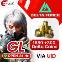 Delta Force (GL) - 1680 +300 Delta Coins 24.99$ Top up UID By Inblack Opne 24 hr.