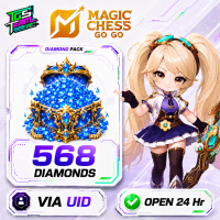 Magic Chess: Go G【NOT support MY】o- 568 Diamonds -Fast Delivery-Open 24 hr - UID
