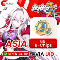 [INSTANT] Honkai Impact 3 (ASIA) - 65 B-Chips Top up UID By Inblackm open 24 hr.