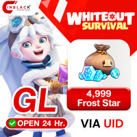 [INSTANT] Whiteout Survival (GL) - 4999 Frost Star - 49.99$ Top up UID By Inblack Open 24 hr.