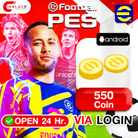 EFootball Android - 550 Coin 4.79$ Top up via Konami Login BY INBLACKM Open 24 hr.