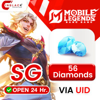 [INSTANT] Mobile Legends: Bang Bang (Philippines) - 56 Diamonds Top up UID By inblack Open 24 hr.