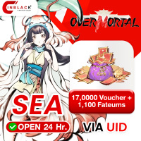 Overmortal SEA - 170000 Voucher + 1100 Fateums  249.99$ Top up UID By Inblack Open 24 hr.