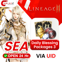 Lineage2M (SEA) - Daily Blessing Packages 3 Top up UID By Inblackm Open 24 hr.