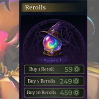 1 Rerolls - Wizard Alchemy